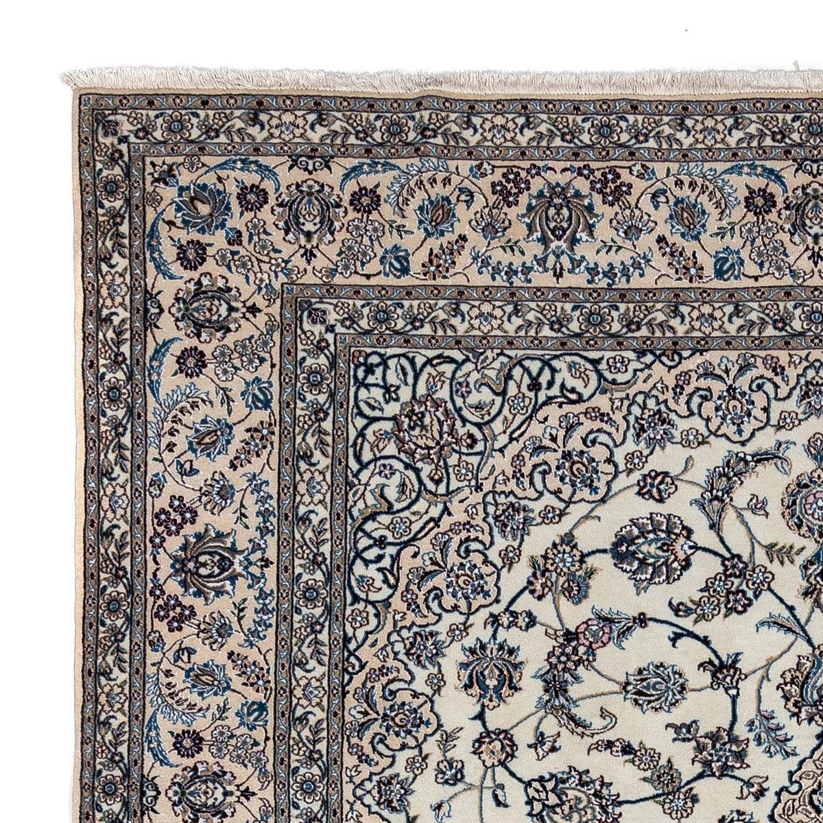 Perzisch tapijt - Nain - Koninklijk - 360 x 250 cm - beige