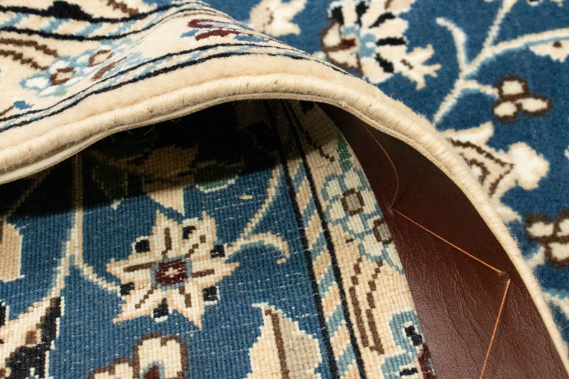 Perzisch tapijt - Nain - Koninklijk - 133 x 88 cm - blauw