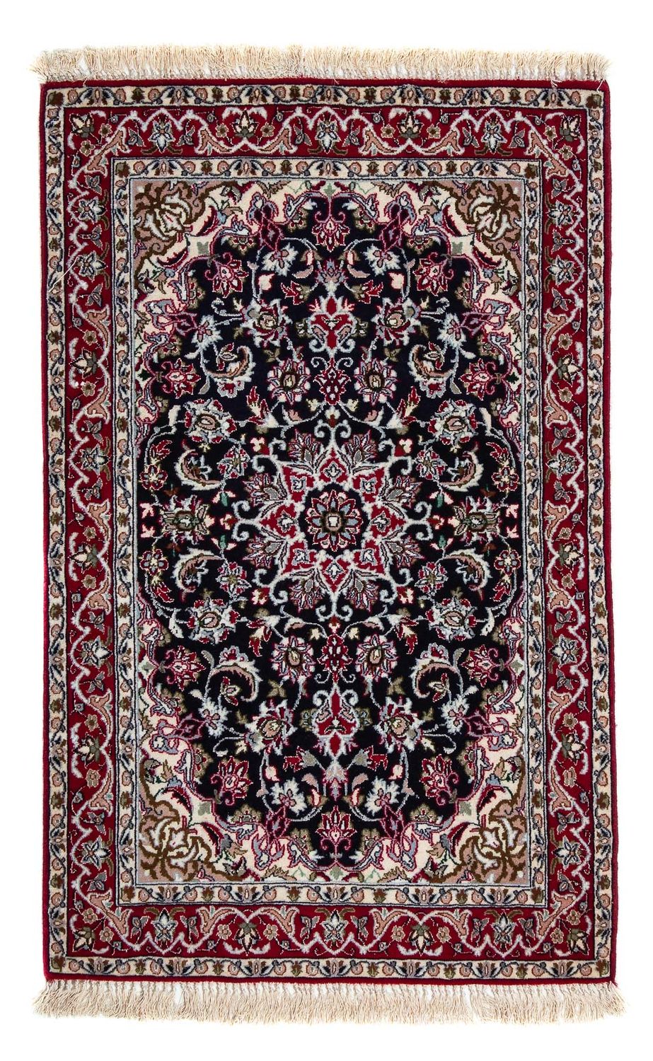 Perzisch tapijt - Isfahan - Premium - 107 x 69 cm - donkerrood
