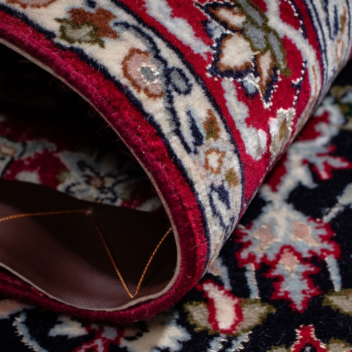 Perzisch tapijt - Isfahan - Premium - 107 x 69 cm - donkerrood