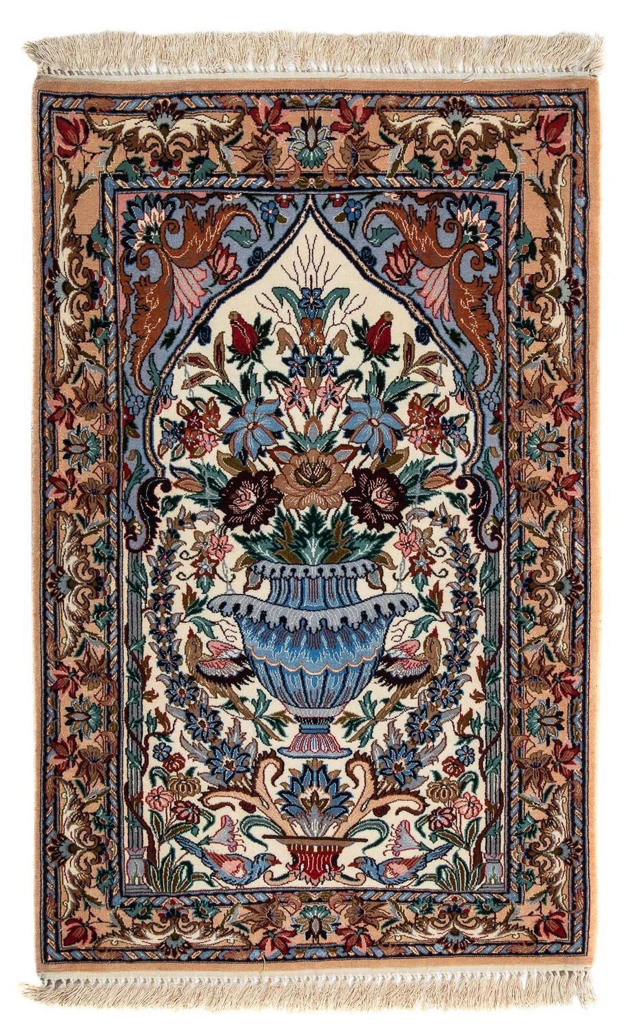 Perzisch tapijt - Isfahan - Premium - 108 x 69 cm - veelkleurig