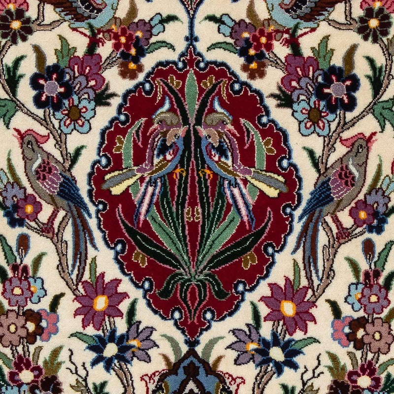 Perzisch tapijt - Isfahan - Premium - 105 x 67 cm - donkerrood