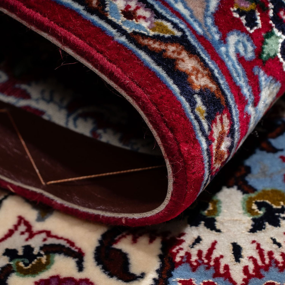 Perzisch tapijt - Isfahan - Premium - 105 x 67 cm - donkerrood