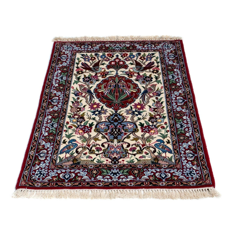 Perzisch tapijt - Isfahan - Premium - 105 x 67 cm - donkerrood
