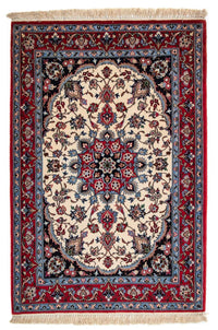 Perzisch tapijt - Isfahan - Premium - 120 x 84 cm - donkerrood