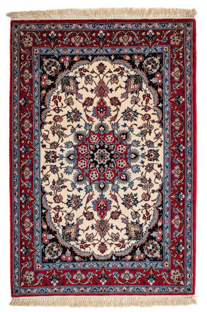 Perzisch tapijt - Isfahan - Premium - 120 x 84 cm - donkerrood