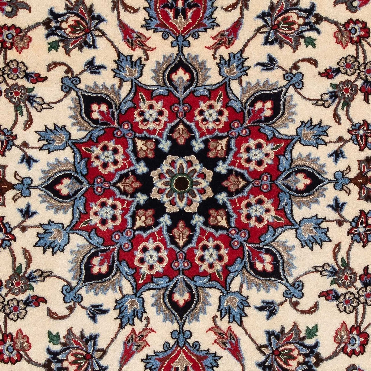 Perzisch tapijt - Isfahan - Premium - 120 x 84 cm - donkerrood