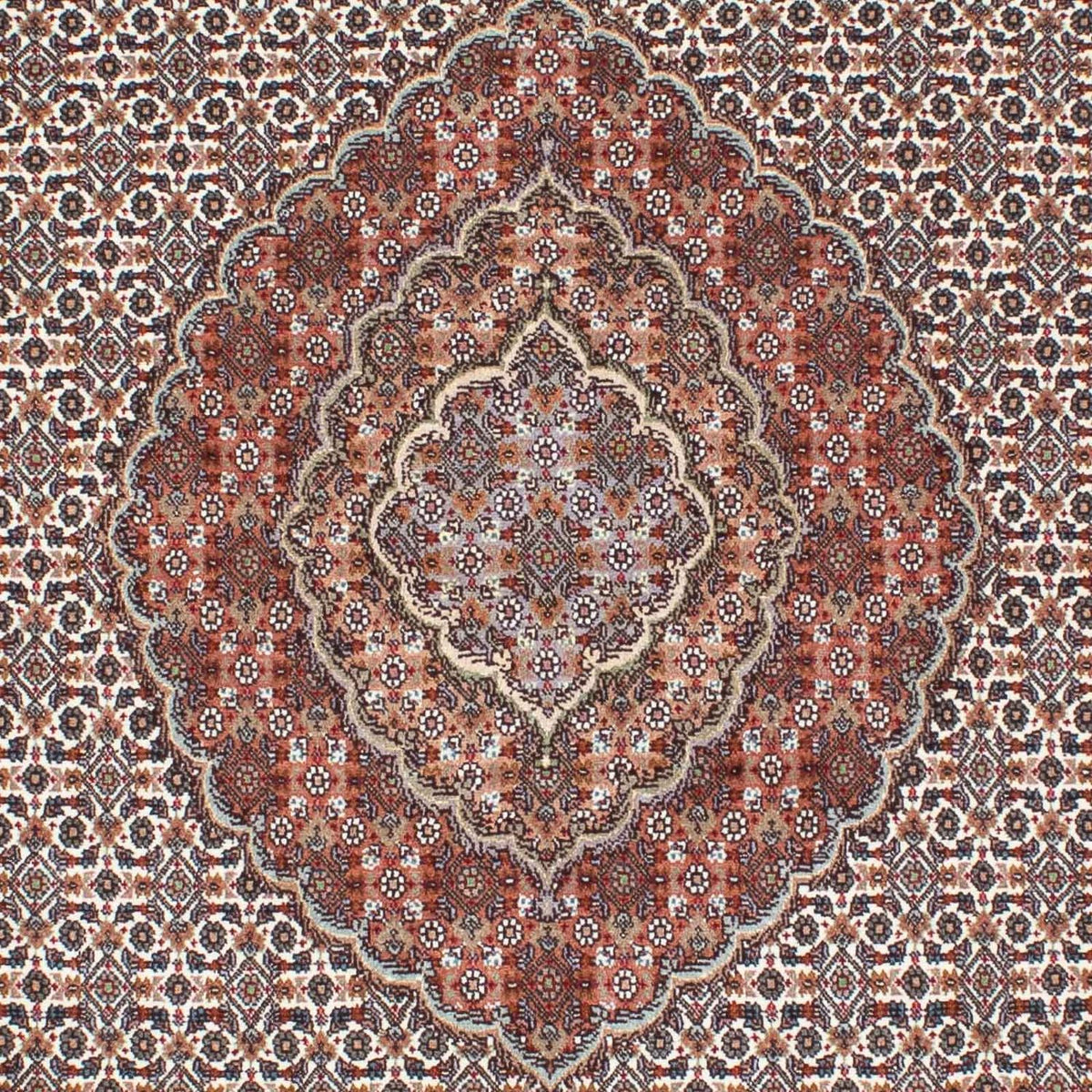 Perzisch tapijt - Tabriz - 212 x 153 cm - lichtbruin