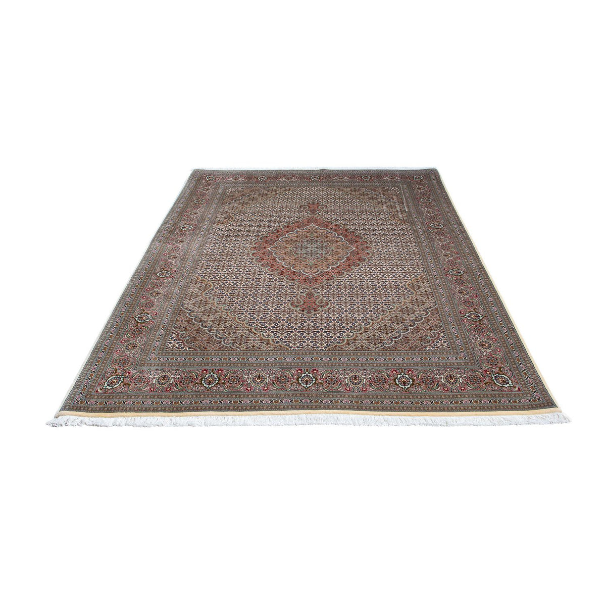 Perzisch tapijt - Tabriz - 220 x 153 cm - beige