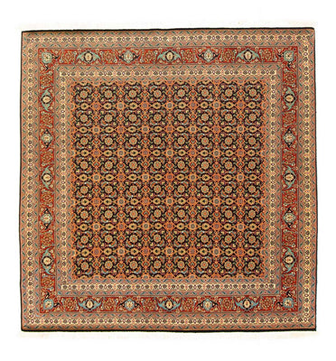 Perzisch tapijt - Tabriz - Royal vierkant  - 156 x 155 cm - zwart