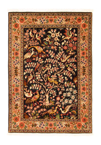 Perzisch tapijt - Tabriz - Royal - 148 x 100 cm - donkerblauw