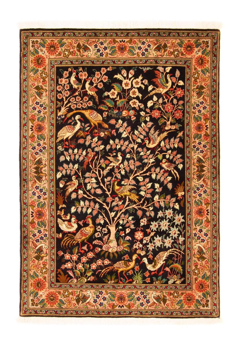 Perzisch tapijt - Tabriz - Royal - 148 x 100 cm - donkerblauw