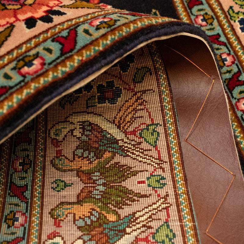 Perzisch tapijt - Tabriz - Royal - 148 x 100 cm - donkerblauw