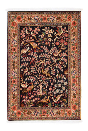 Perzisch tapijt - Tabriz - Royal - 148 x 100 cm - donkerblauw