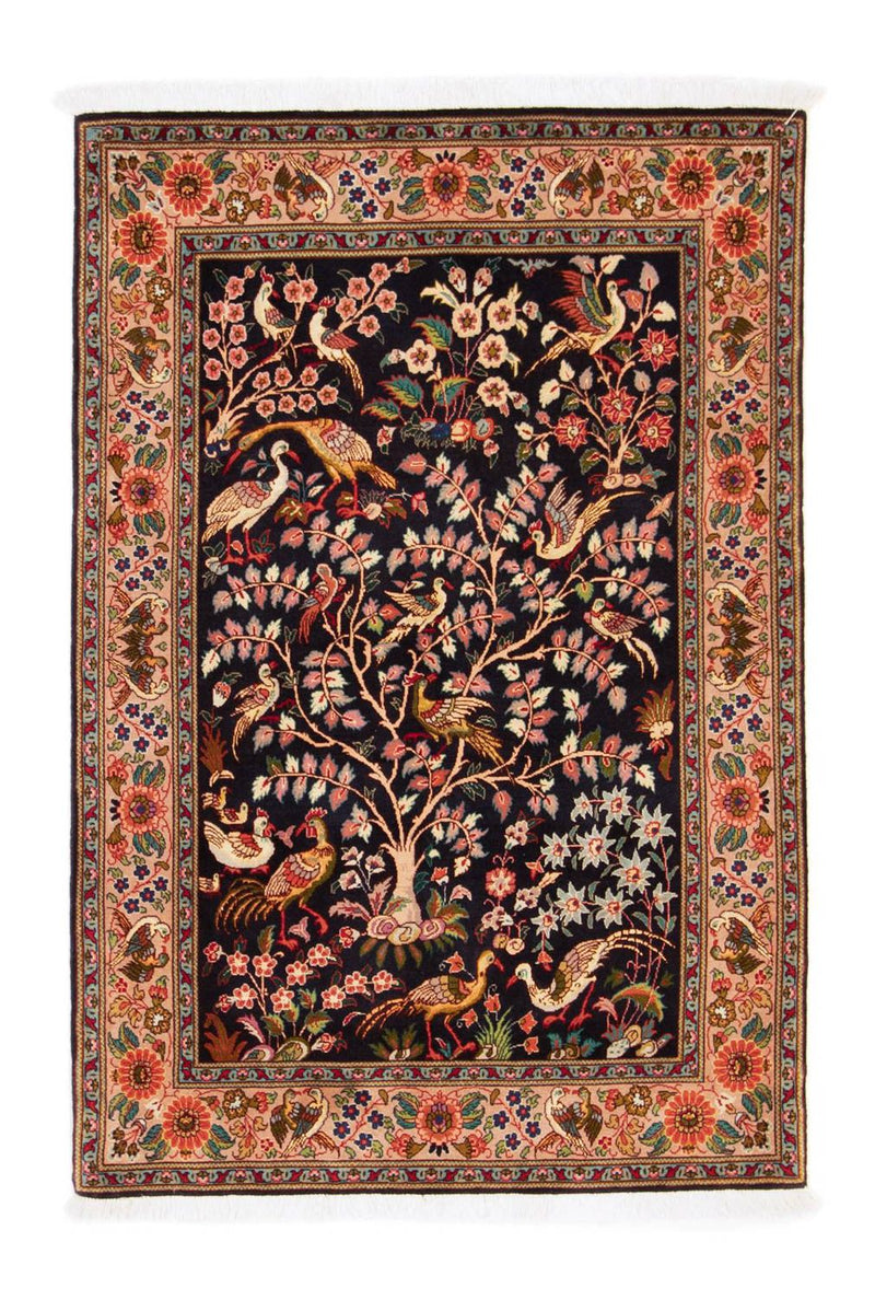 Perzisch tapijt - Tabriz - Royal - 148 x 100 cm - donkerblauw