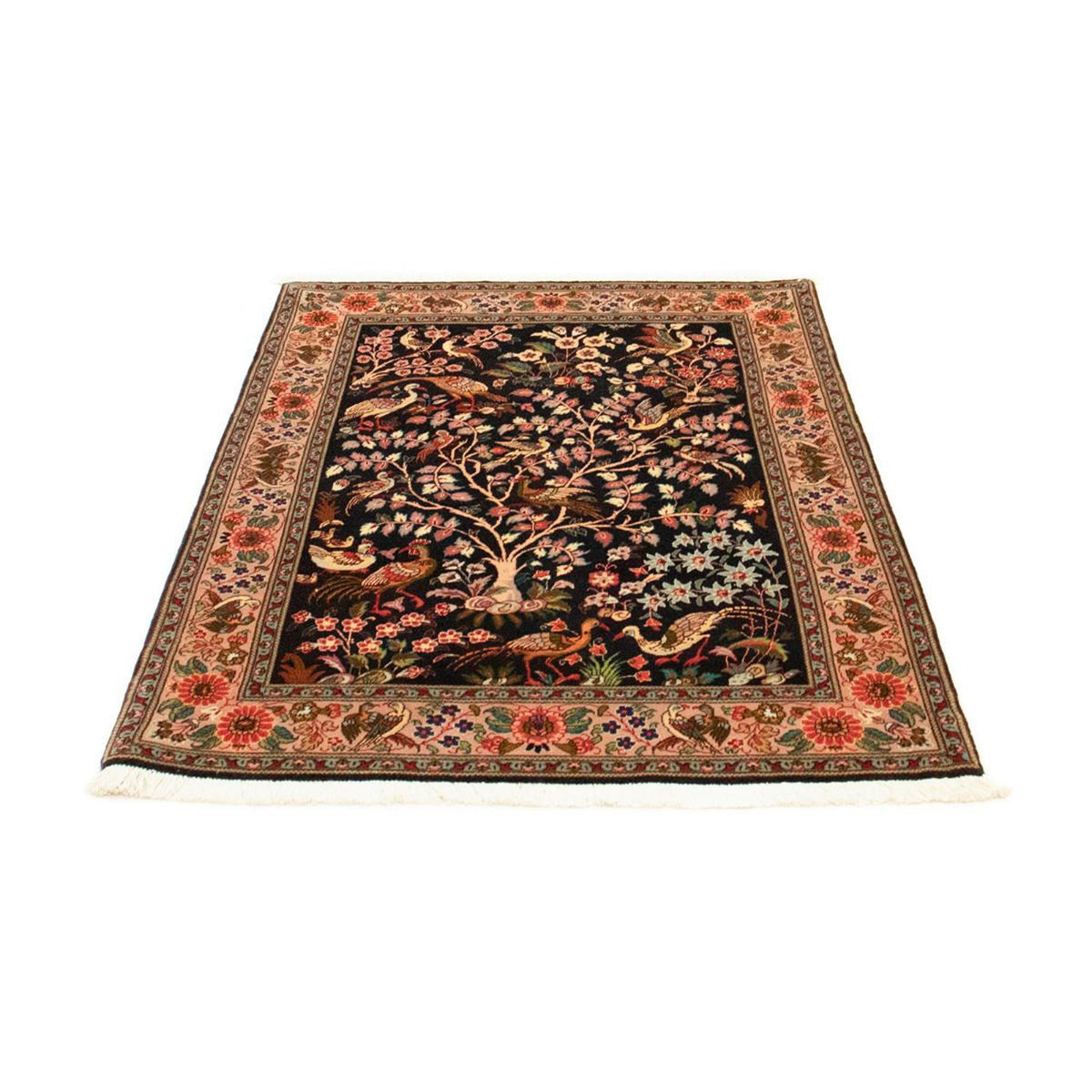 Perzisch tapijt - Tabriz - Royal - 148 x 100 cm - donkerblauw
