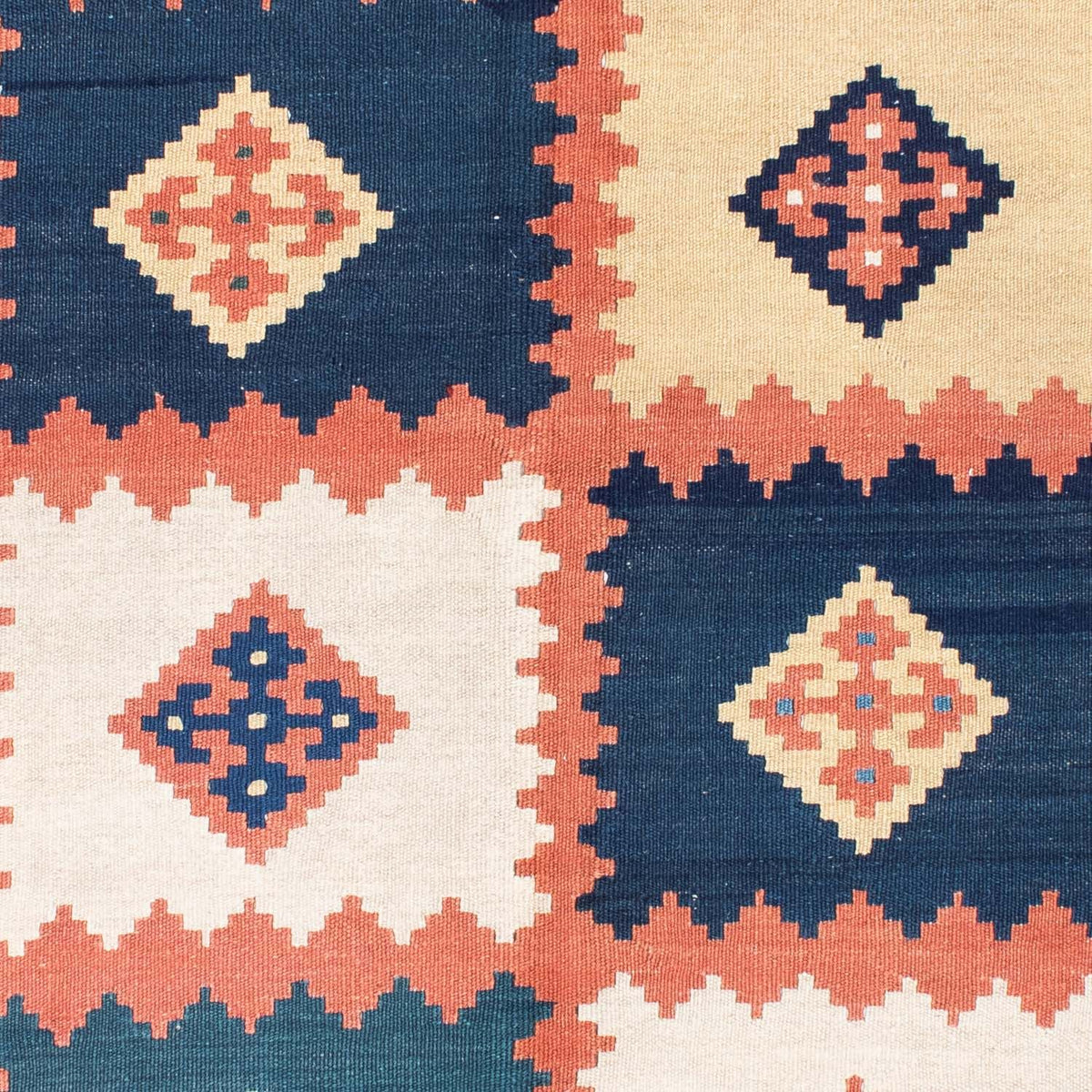 Kelim tapijt - Oosters - 212 x 155 cm - blauw