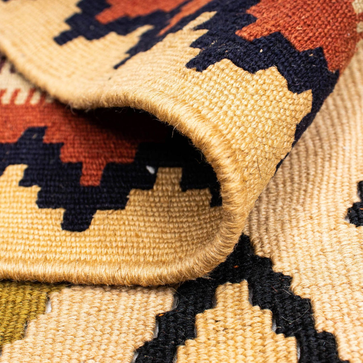 Kelim tapijt - Oosters - 207 x 148 cm - lichtbruin