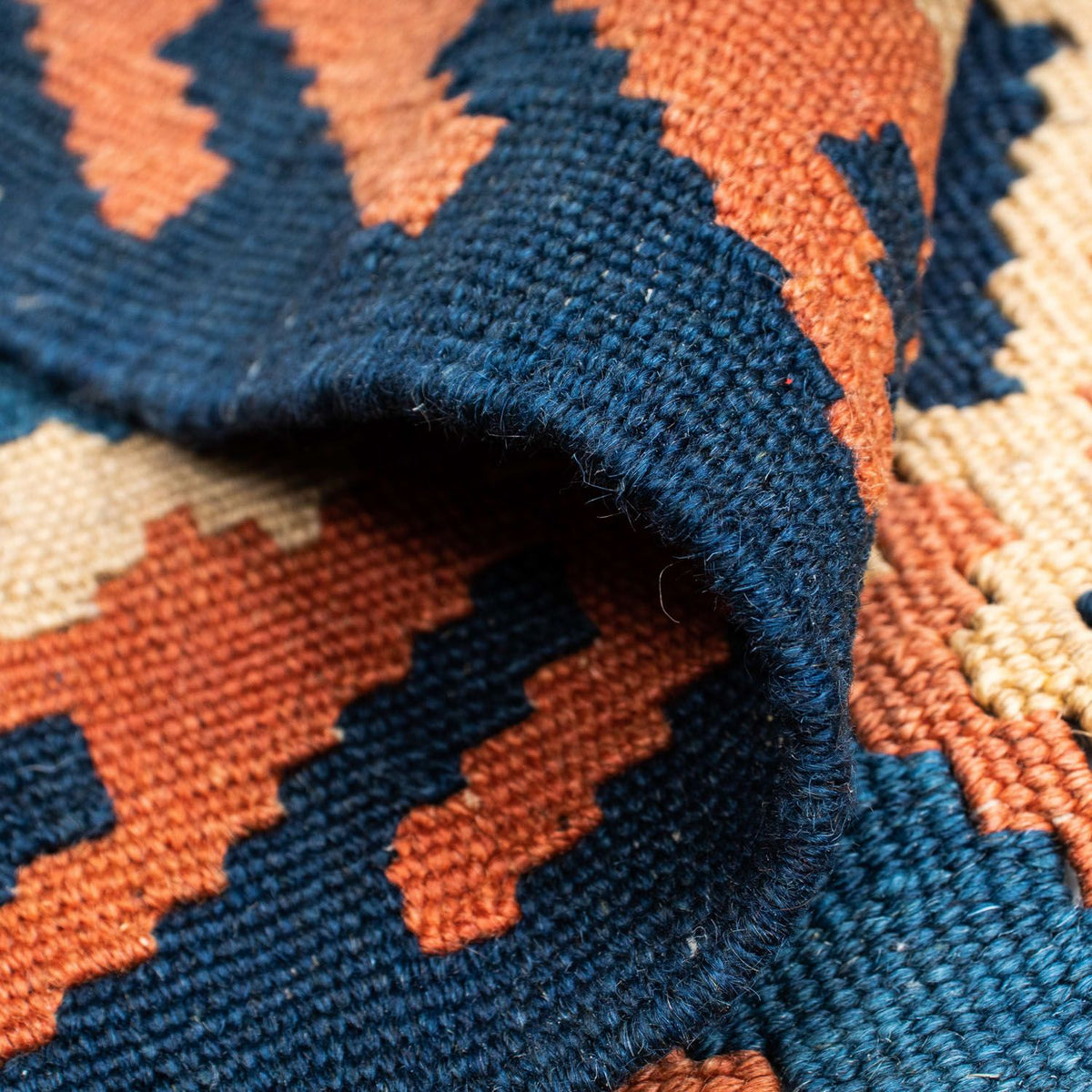 Kelim tapijt - Oosters - 222 x 158 cm - blauw