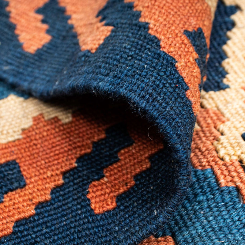 Kelim tapijt - Oosters - 222 x 158 cm - blauw