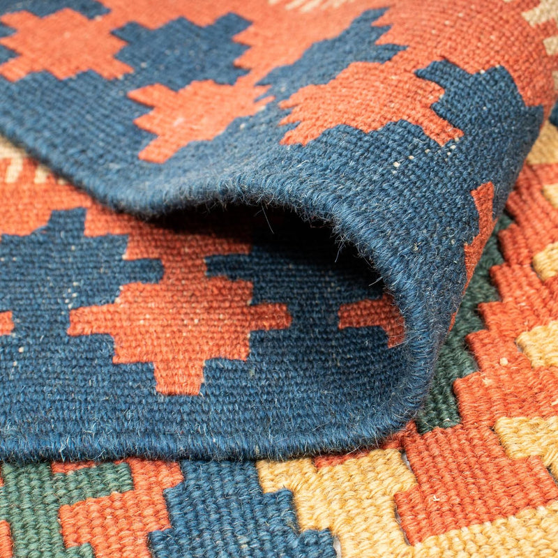 Kelim tapijt - Oosters - 232 x 194 cm - blauw