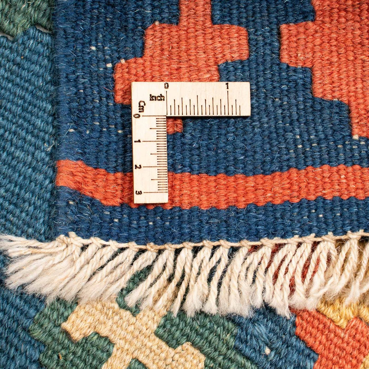 Kelim tapijt - Oosters - 232 x 194 cm - blauw