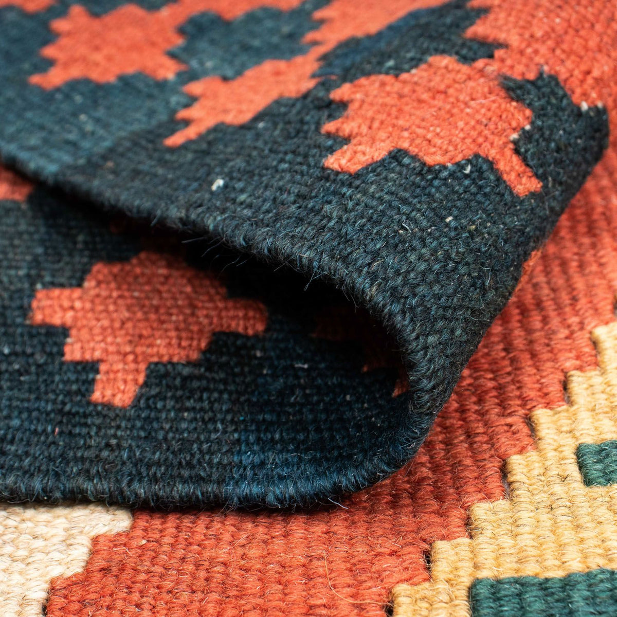 Kelim tapijt - Oosters - 212 x 146 cm - roest