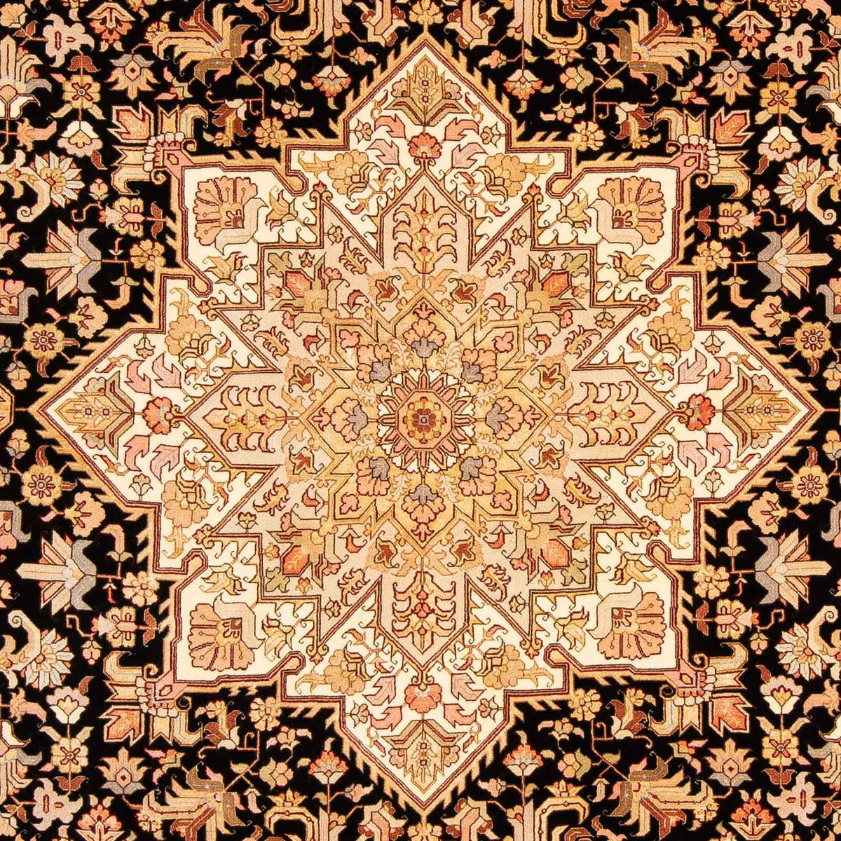 Perzisch tapijt - Tabriz - Royal - 303 x 200 cm - bruin