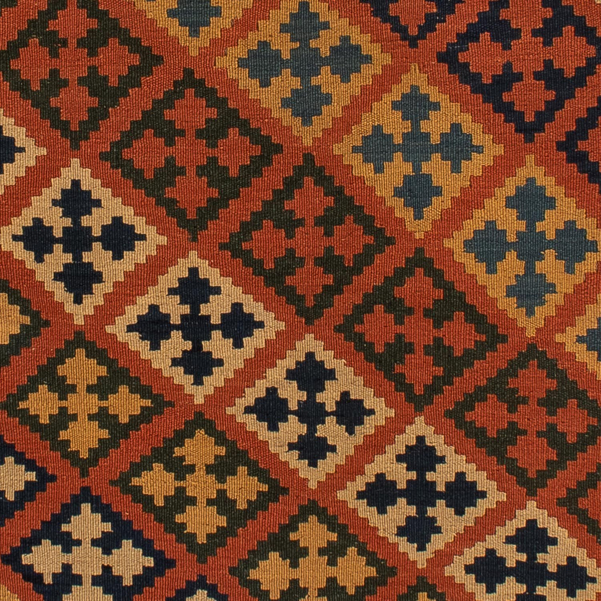 Kelim tapijt - Oosters - 200 x 157 cm - bruin