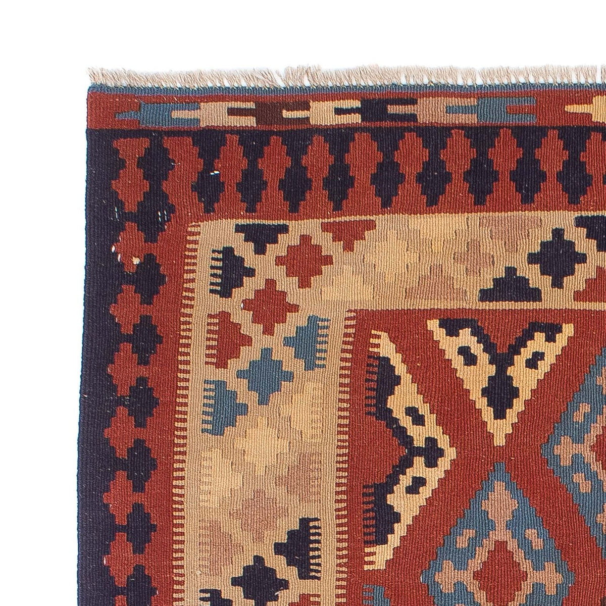 Kelim tapijt - Oosters - 170 x 114 cm - donkerrood