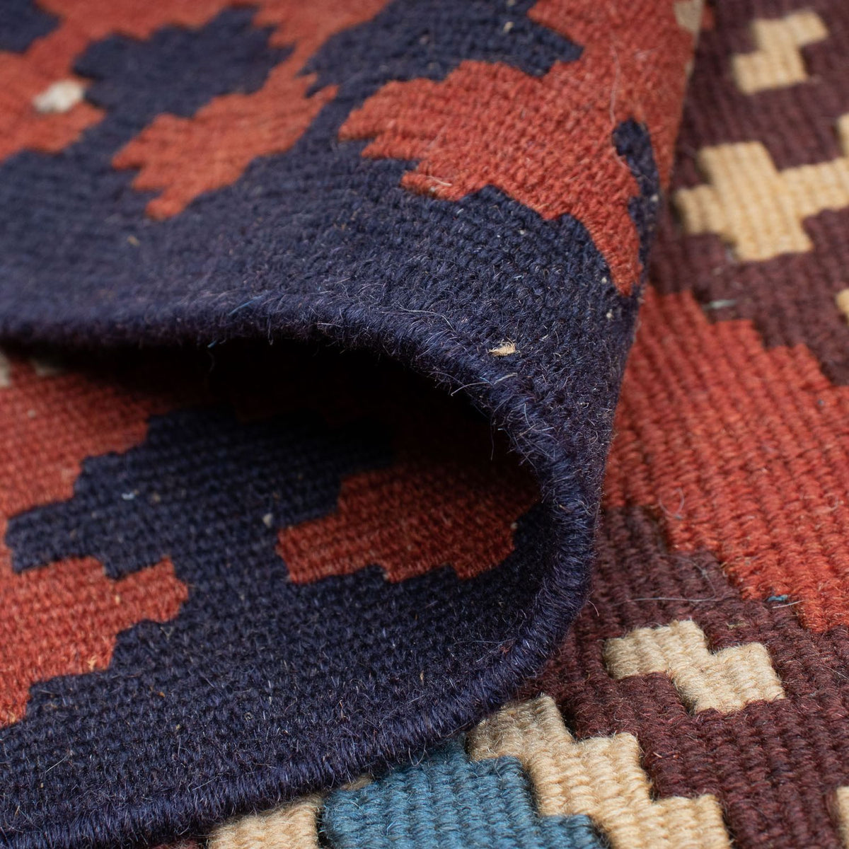 Kelim tapijt - Oosters - 170 x 114 cm - donkerrood