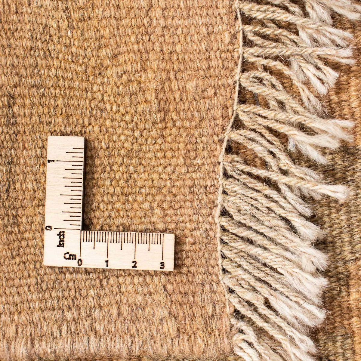 Loper Kelim tapijt - Oosters - 200 x 84 cm - lichtbruin