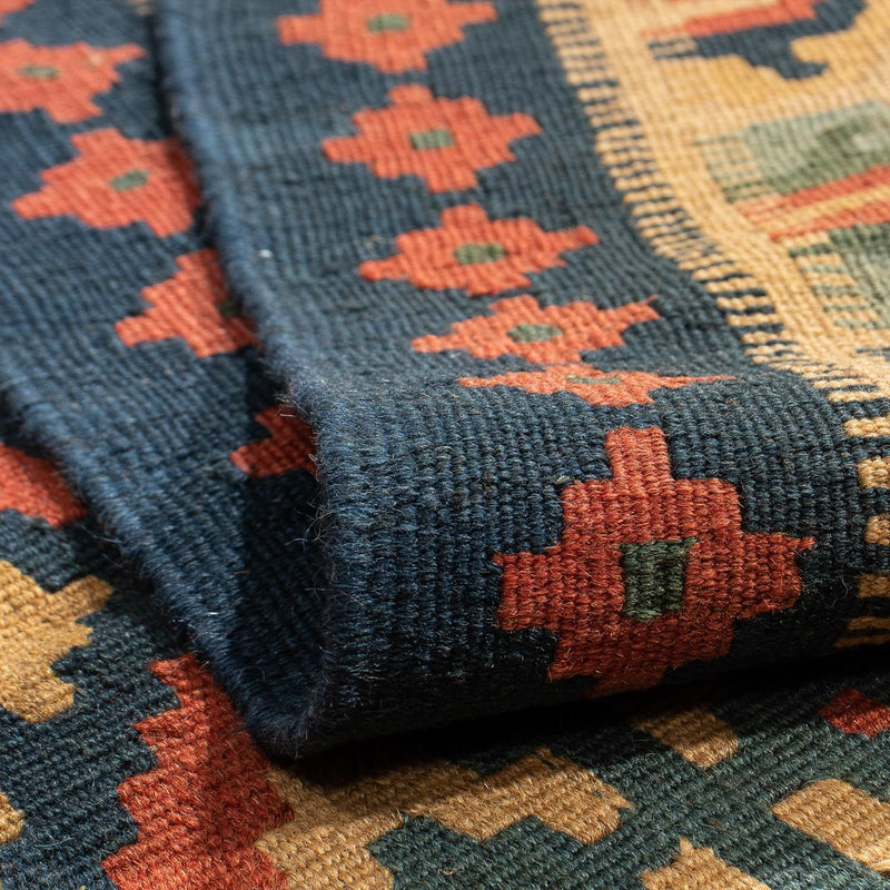 Kelim tapijt - Oosters - 213 x 148 cm - donkerrood