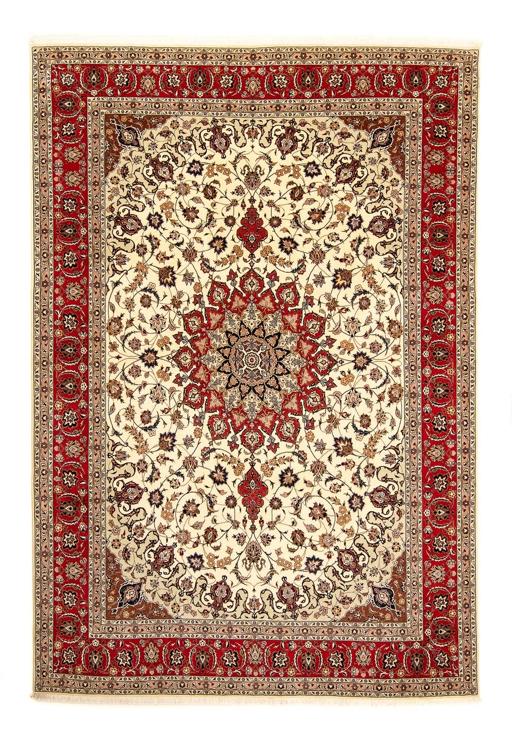 Perzisch tapijt - Tabriz - Royal - 354 x 253 cm - beige