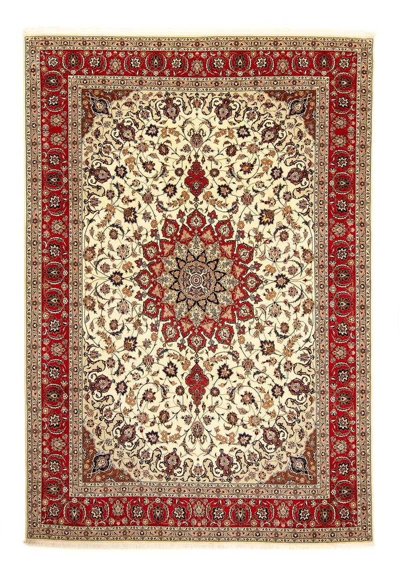 Perzisch tapijt - Tabriz - Royal - 354 x 253 cm - beige
