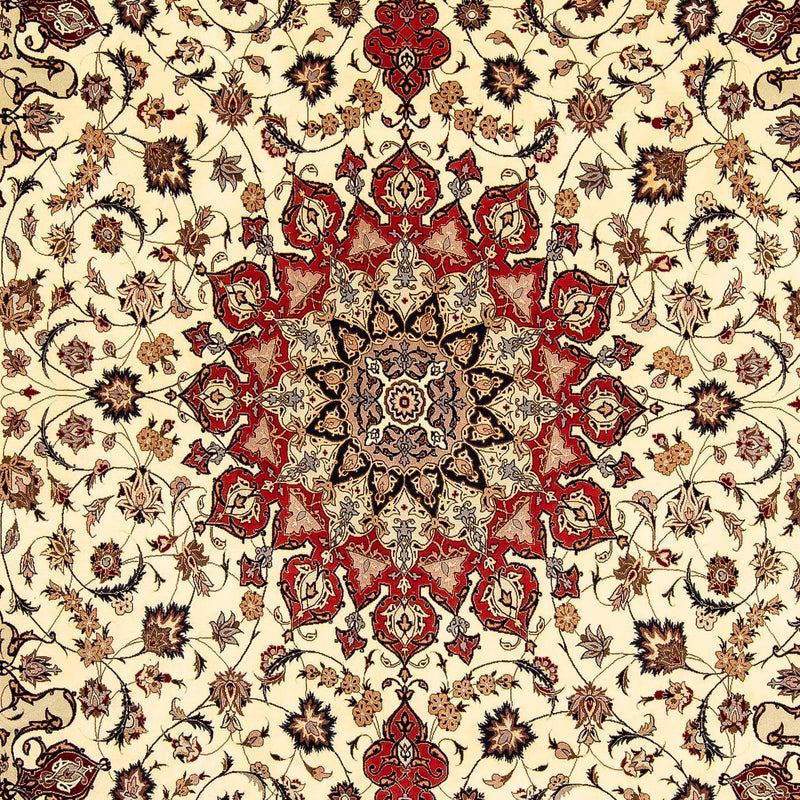 Perzisch tapijt - Tabriz - Royal - 354 x 253 cm - beige