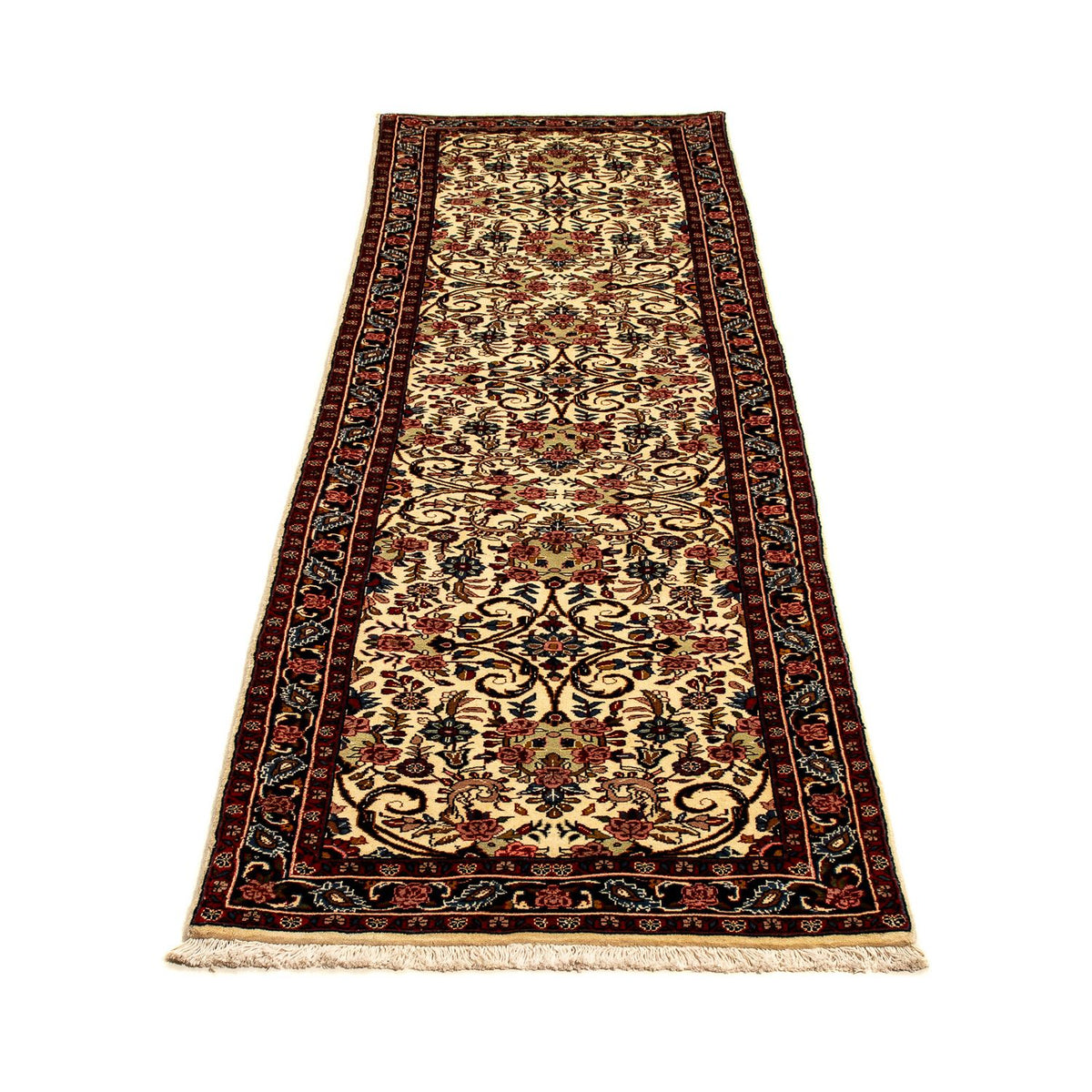 Loper Perzisch tapijt - Bijar - 298 x 74 cm - beige