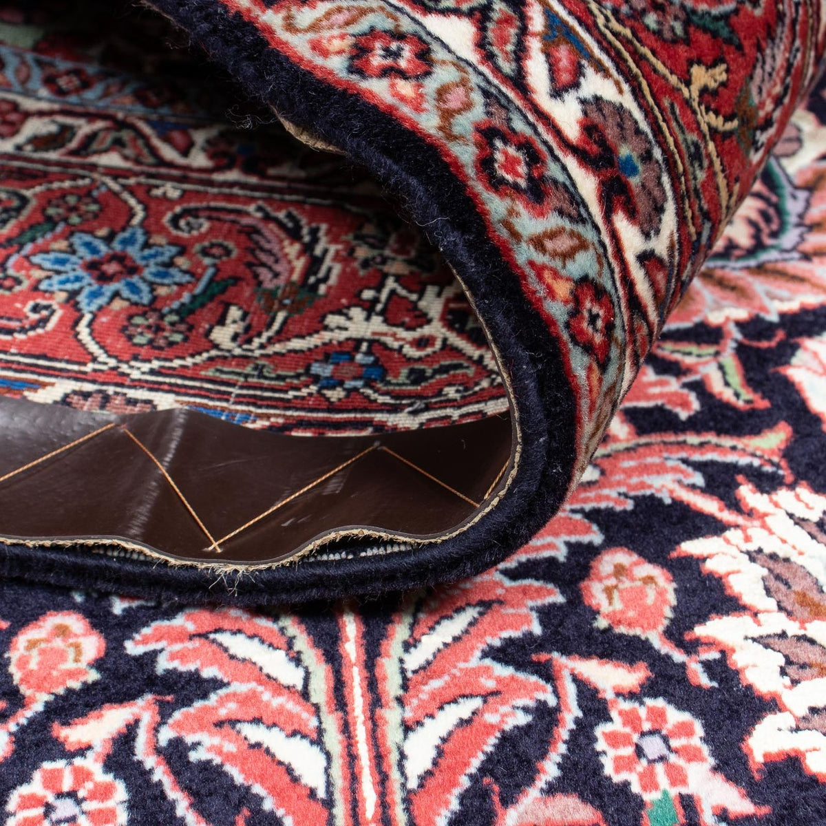 Perzisch tapijt - Bijar - 209 x 130 cm - donkerblauw