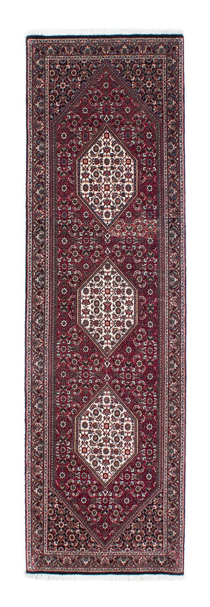 Loper Perzisch tapijt - Bijar - 248 x 73 cm - donkerrood