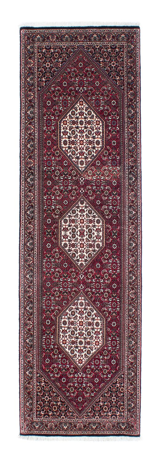 Loper Perzisch tapijt - Bijar - 248 x 73 cm - donkerrood