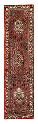 Loper Perzisch tapijt - Bijar - 307 x 73 cm - veelkleurig