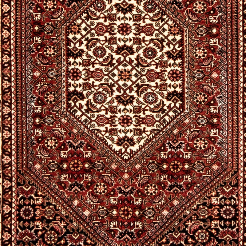 Loper Perzisch tapijt - Bijar - 307 x 73 cm - veelkleurig