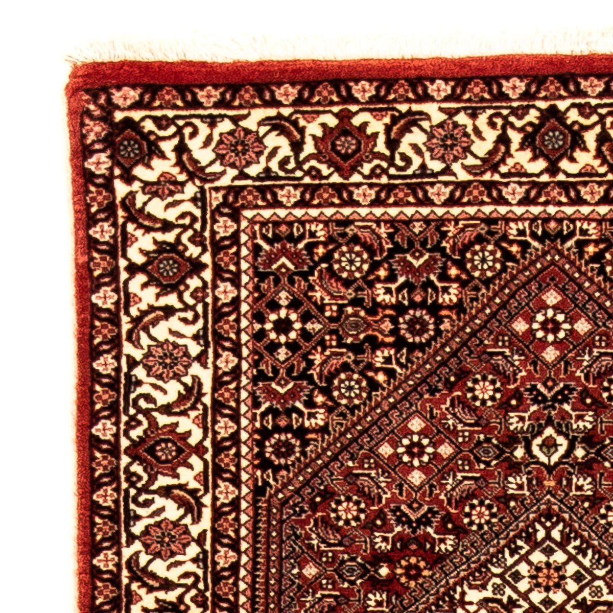 Loper Perzisch tapijt - Bijar - 307 x 73 cm - veelkleurig