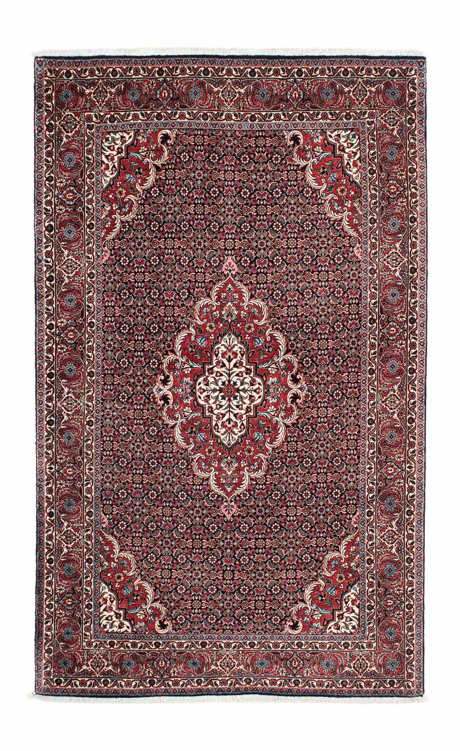 Perzisch tapijt - Bijar - 223 x 131 cm - donkerblauw