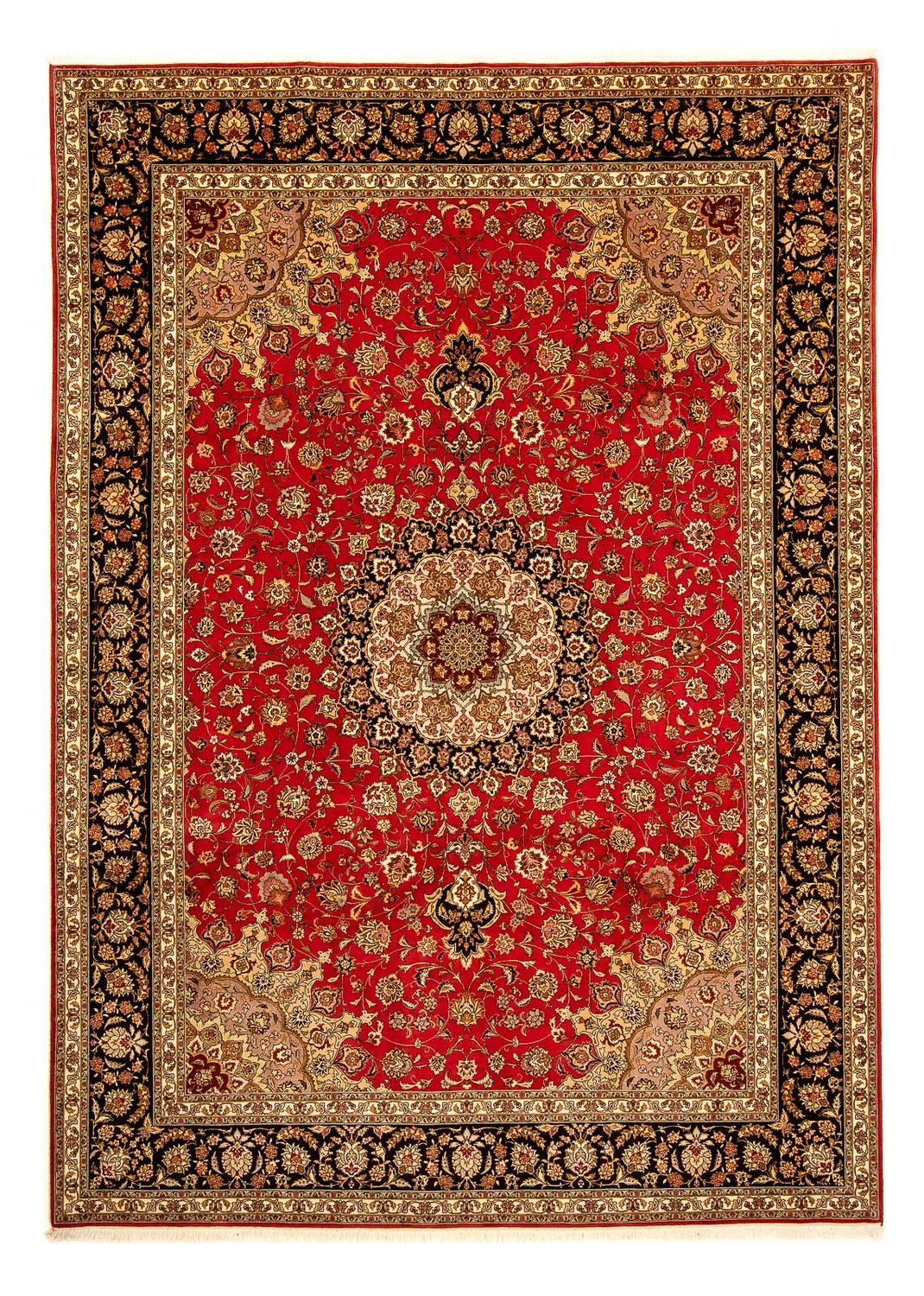 Perzisch tapijt - Tabriz - Royal - 351 x 253 cm - rood