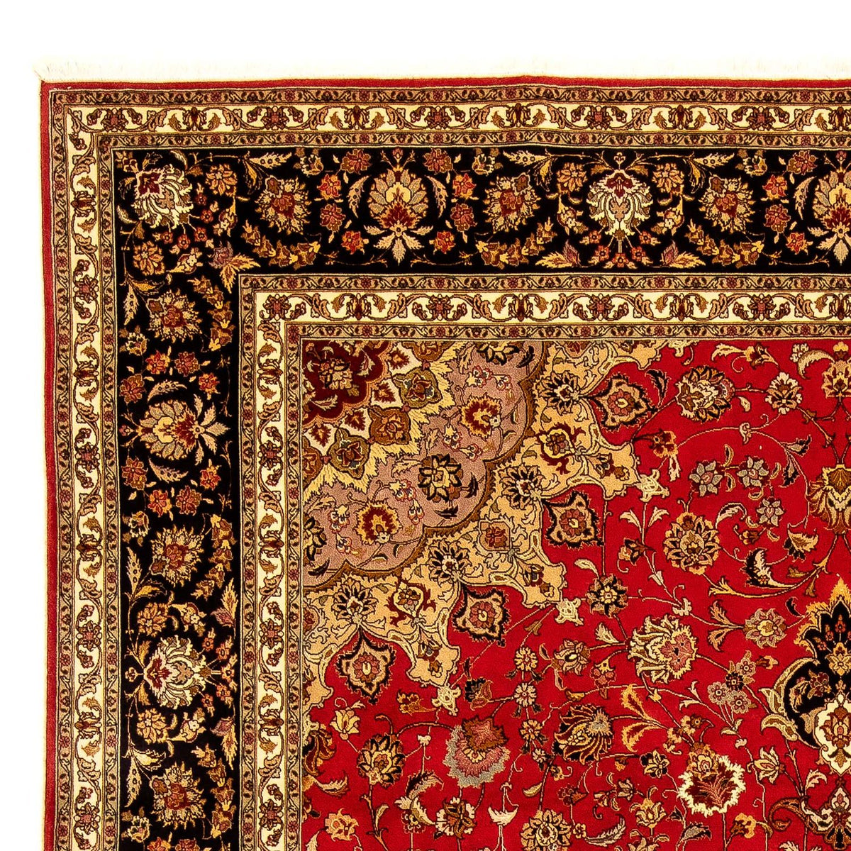 Perzisch tapijt - Tabriz - Royal - 351 x 253 cm - rood
