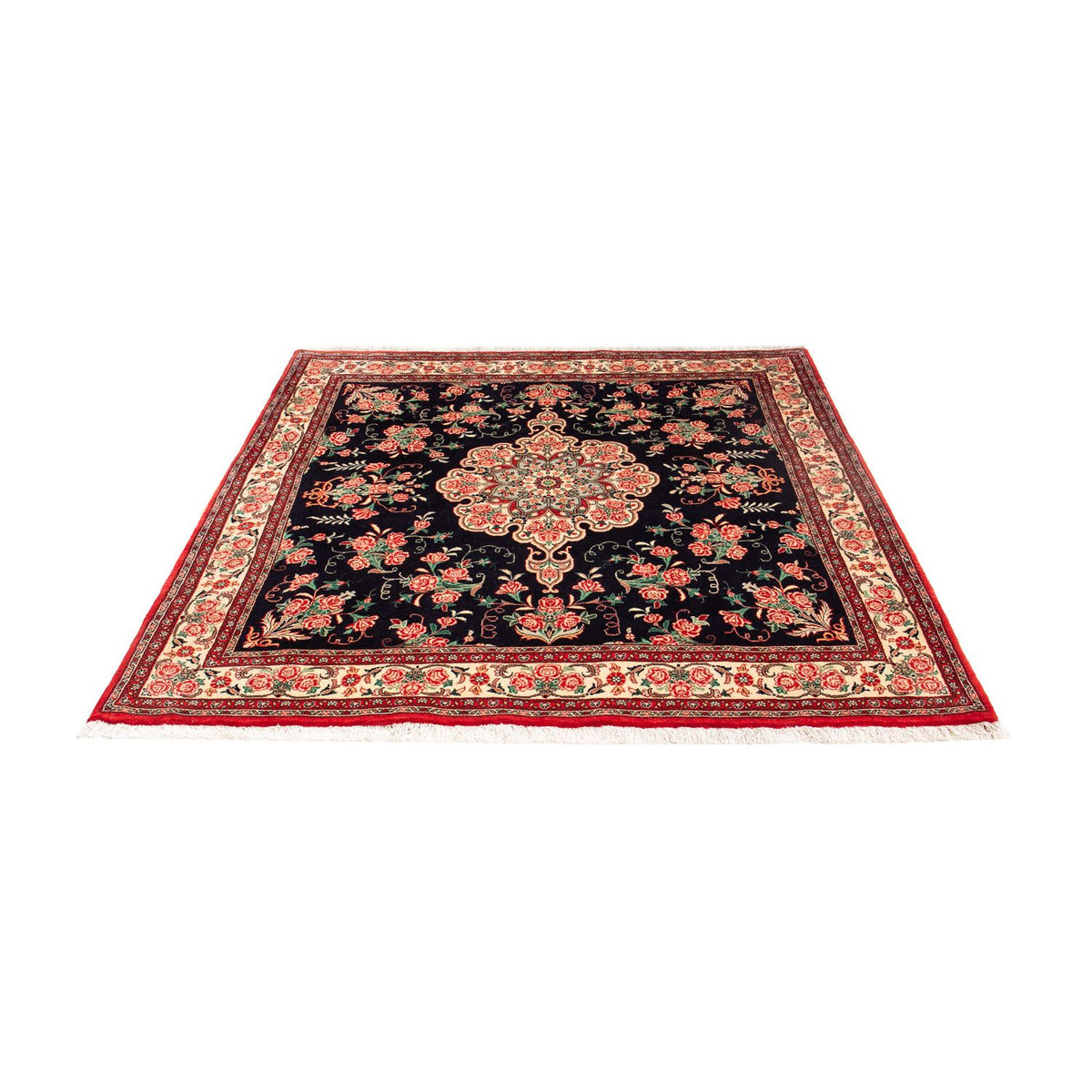 Perzisch tapijt - Bijar vierkant  - 161 x 148 cm - rood