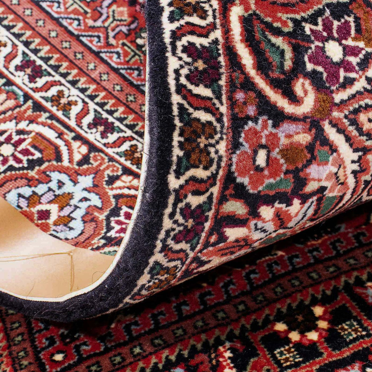 Loper Perzisch tapijt - Bijar - 181 x 104 cm - rood