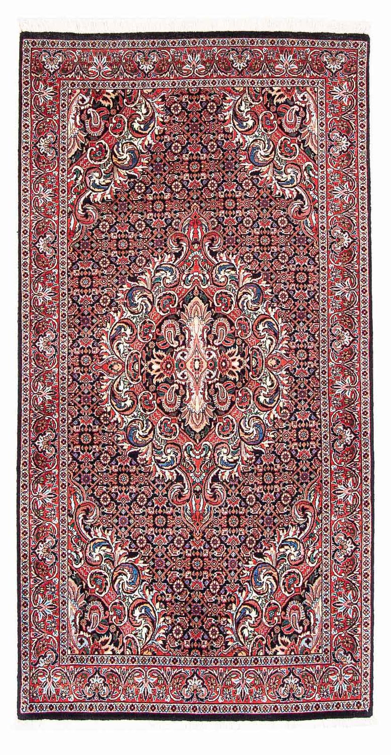 Loper Perzisch tapijt - Bijar - 192 x 102 cm - licht rood