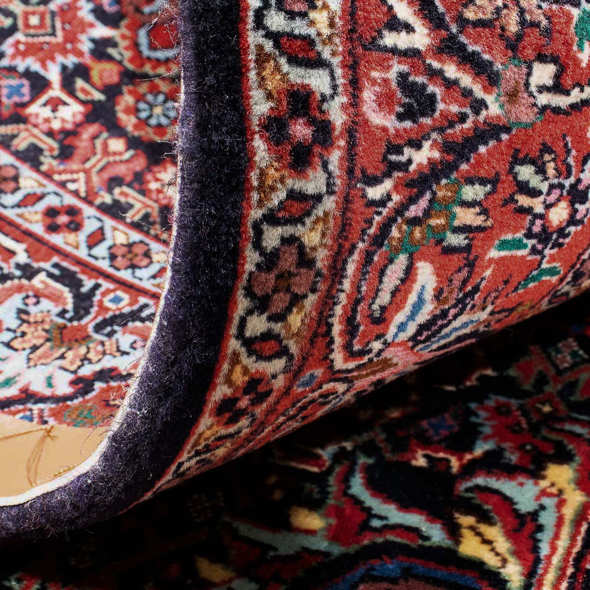 Loper Perzisch tapijt - Bijar - 192 x 102 cm - licht rood